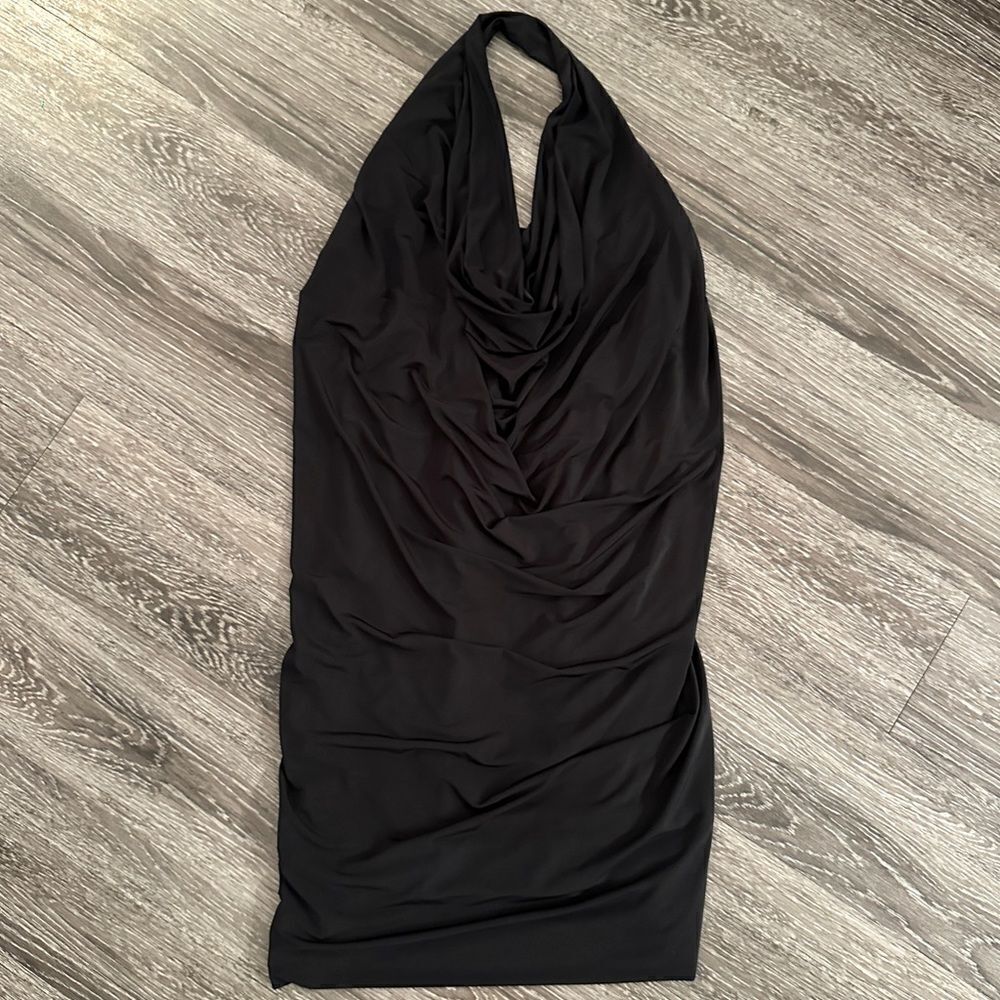 Michael Kors Collection Draped Halter Dress